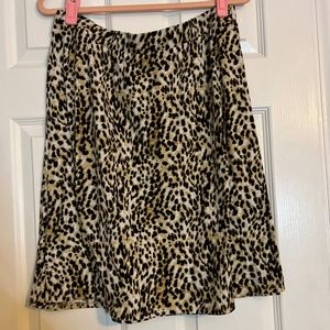 Leopard Print Skirt